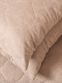 Наволочка декоративная. Коллекция  "Луковичка". Цвет бежевый (капучино)