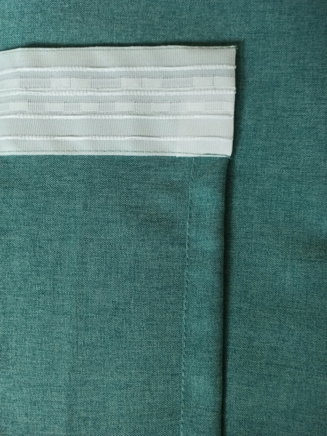 Комплект штор 200х270 2 шт. Коллекция "Меланж". Цвет бирюзовый (бирюзовый меланж) фото 6