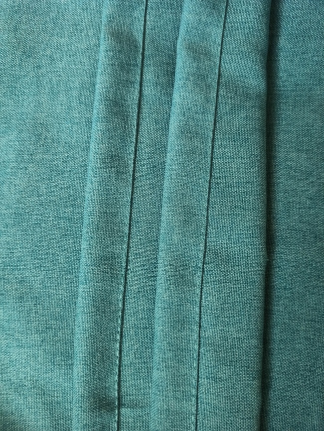 Комплект штор 200х270 2 шт. Коллекция "Меланж". Цвет бирюзовый (бирюзовый меланж) фото 3